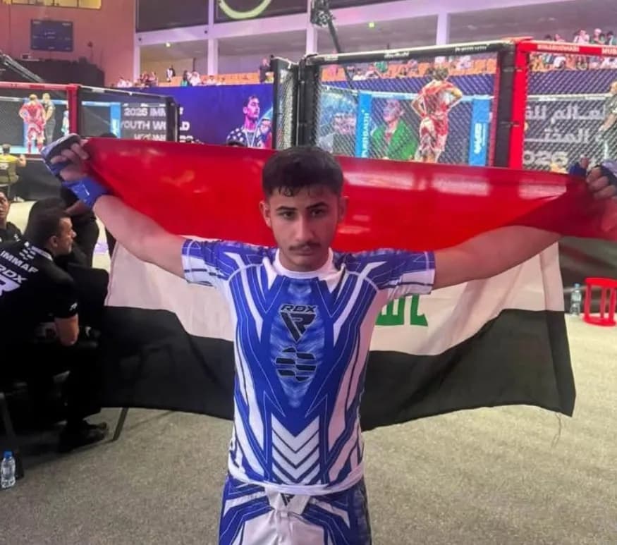 رفضاً لمواجهة لاعب إسرائيلي.. العراقي ضاري العبيدي ينسحب من بطولة العالم للفنون القتالية