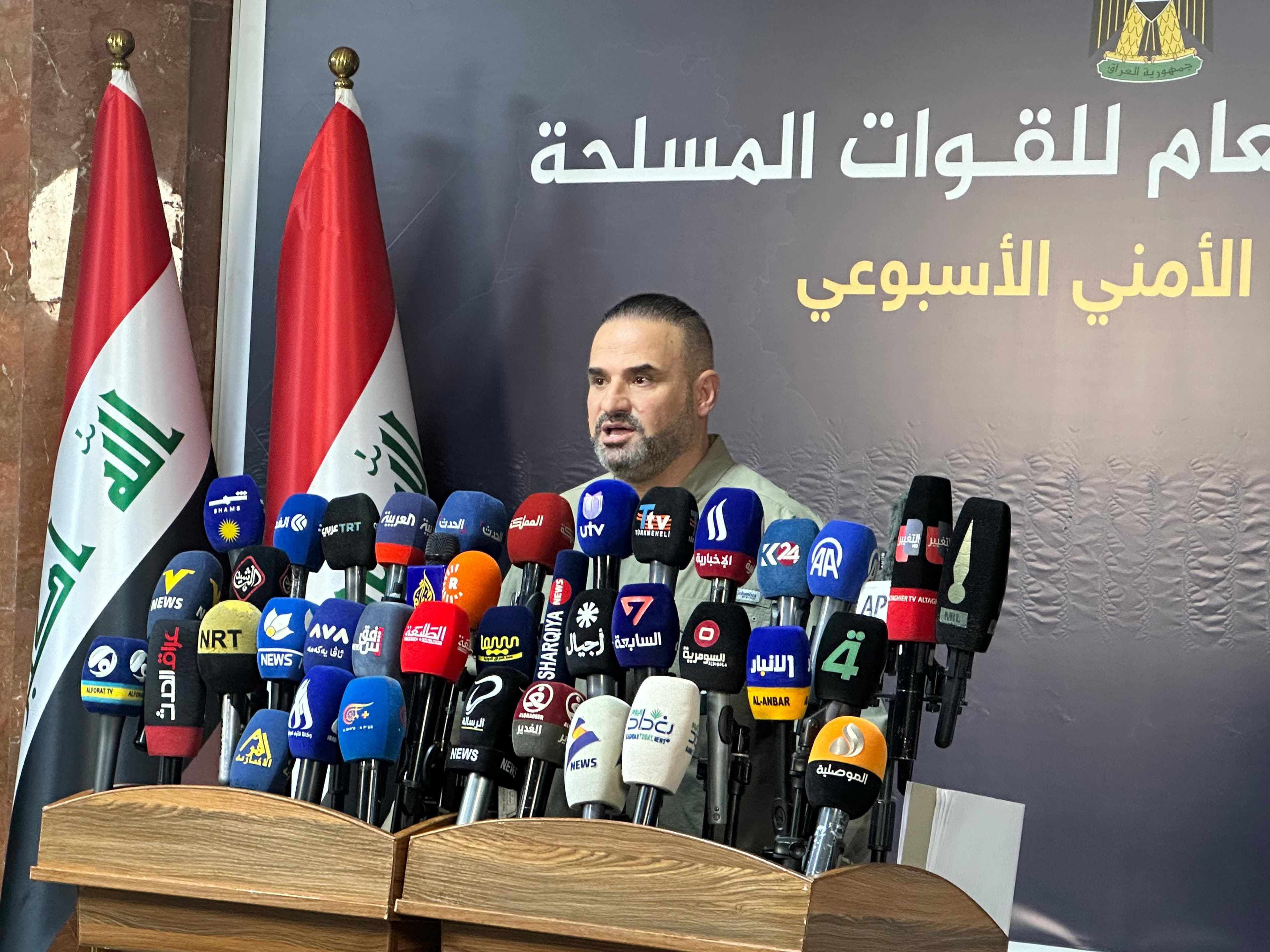 المتحدث باسم الحشد الشعبي مهند العقابي : لدينا جهود كبيرة وعثرنا على بعض المضافات لبقايا داعش خصوصاً في جبال مكحول