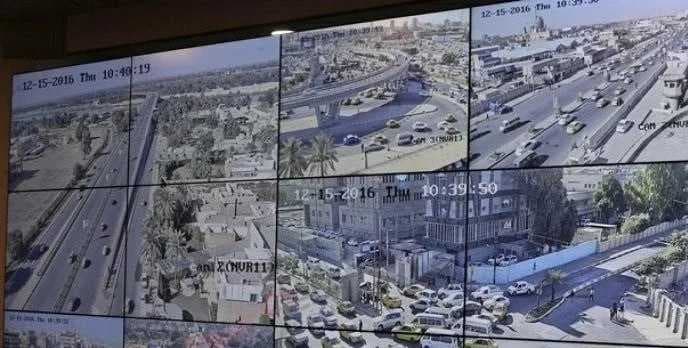 تحديد أماكن الرادارات الخاصة برصد المخالفات المرورية في الانبار