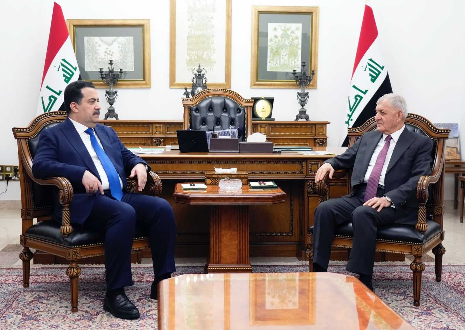 رئيسا الوزراء والجمهورية يناقشان الأوضاع العامة في البلد