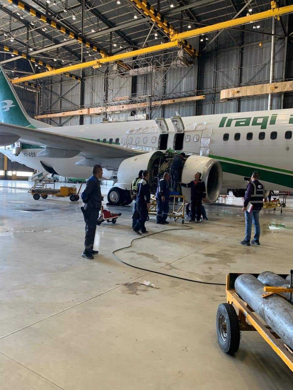 الخطوط الجوية العراقية تباشر بإعادة طائرة B737 ثانية للخدمة