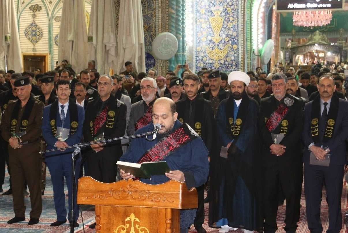 العتبة العلوية ترفع راية الحزن بمناسبة ذكرى استشهاد الإمام علي