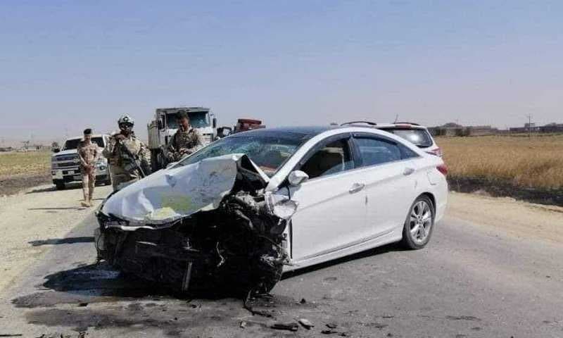 وفاة واصابة 6 اشخاص بحادث سير على طريق بغداد- ديالى