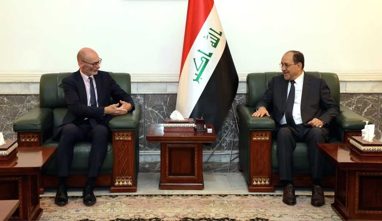 المالكي وسفير المملكة المتحدة يبحثان مستجدات الأوضاع الإقليمية والدولية