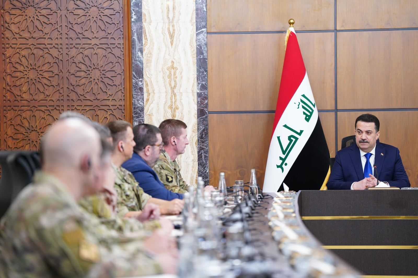 اللجنة العراقية العسكرية العليا تجتمع مع نظيرتها في التحالف الدولي