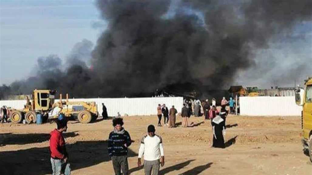 تماس كهربائي يحرق 6محلات تجارية في ذي قار