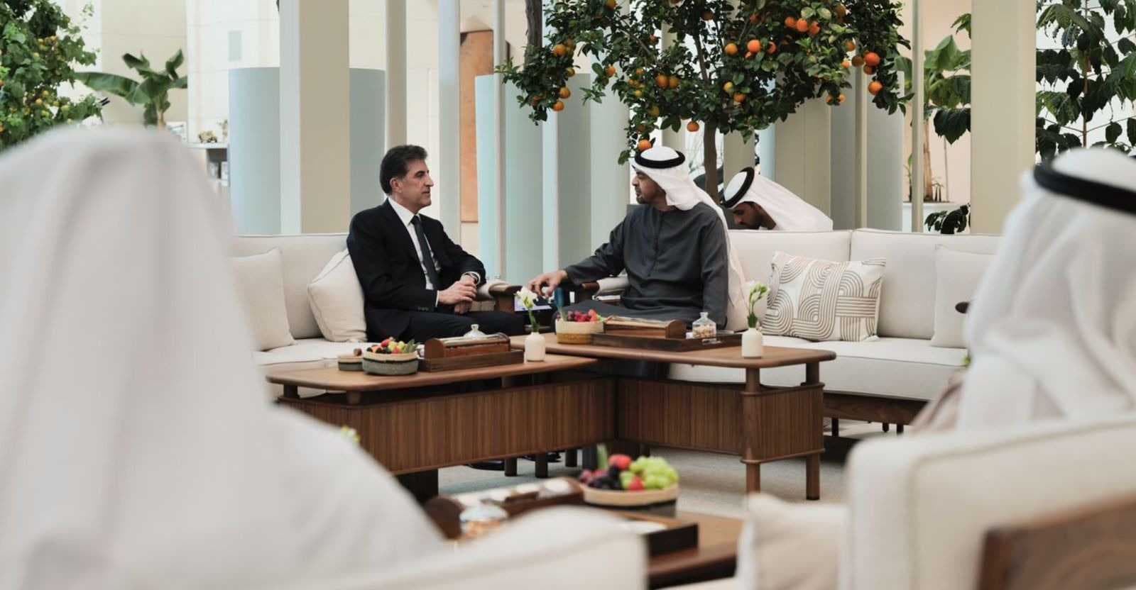 الكشف عن تفاصيل اجتماع نيجيرفان بارزاني ومحمد بن زايد في أبوظبي