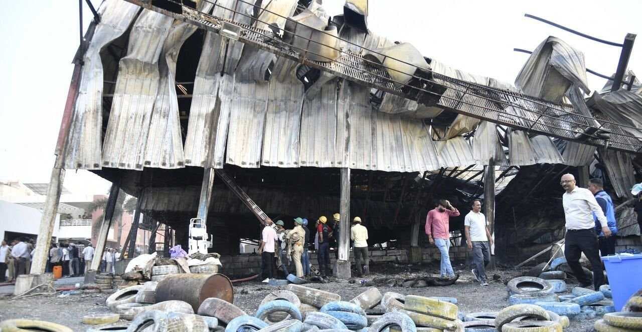 مصرع 24 شخصا إثر حريق بمجمع للألعاب في الهند