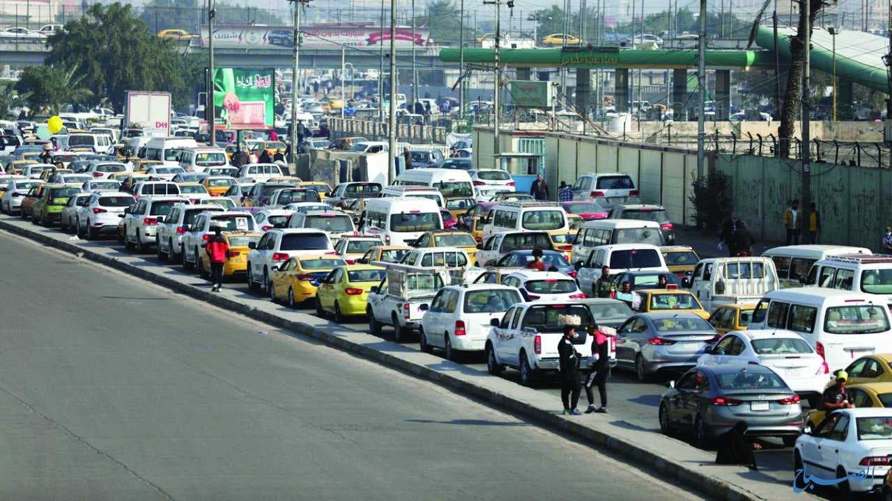 الان.. خارطة الازدحامات في شوارع العاصمة بغداد