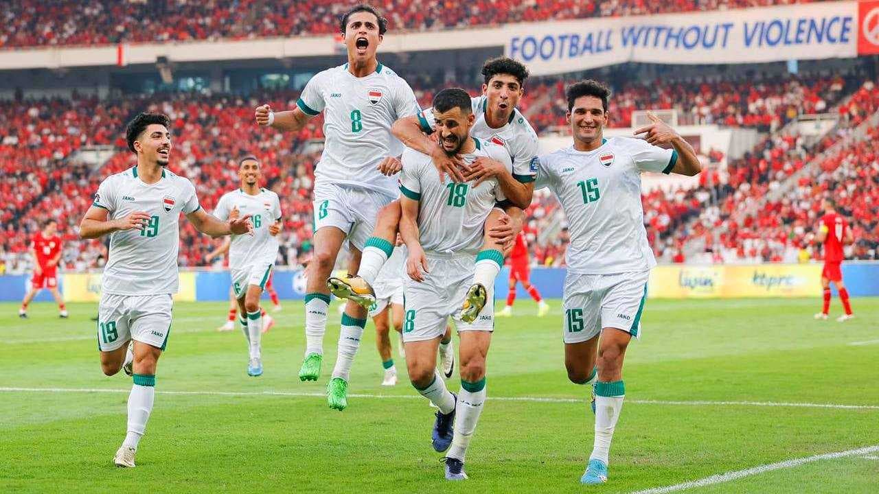 كتيبة ليوث الرافدين تستعد للقاء النشامى في بطولة غرب آسيا
