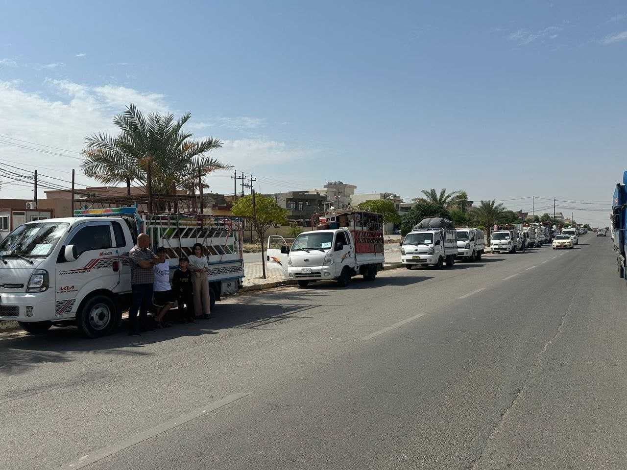 الهجرة تعلن عودة (397) نازح يسكنون خارج مخيمات دهوك إلى سنجار