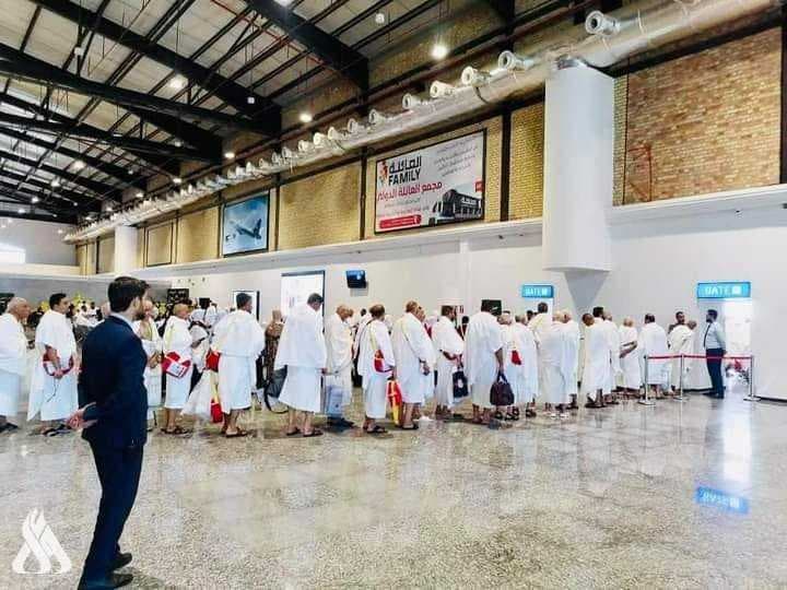 مطار كركوك يستقبل الرحلة الأولى للحجاج العائدين من الديار المقدسة
