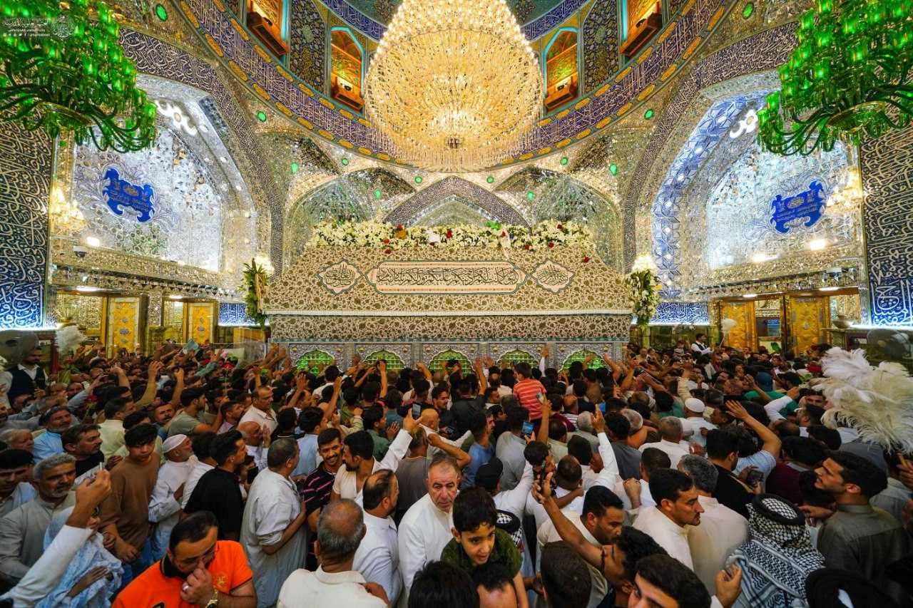 العتبة العلوية المقدسة تعلن مشاركة أكثر من 4 ملايين زائر بزيارة عيد الغدير.