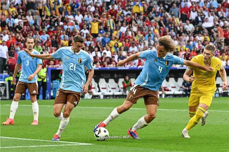 بلجيكا تتعادل أمام أوكرانيا وتصطدم بفرنسا في ثمن نهائي اليورو