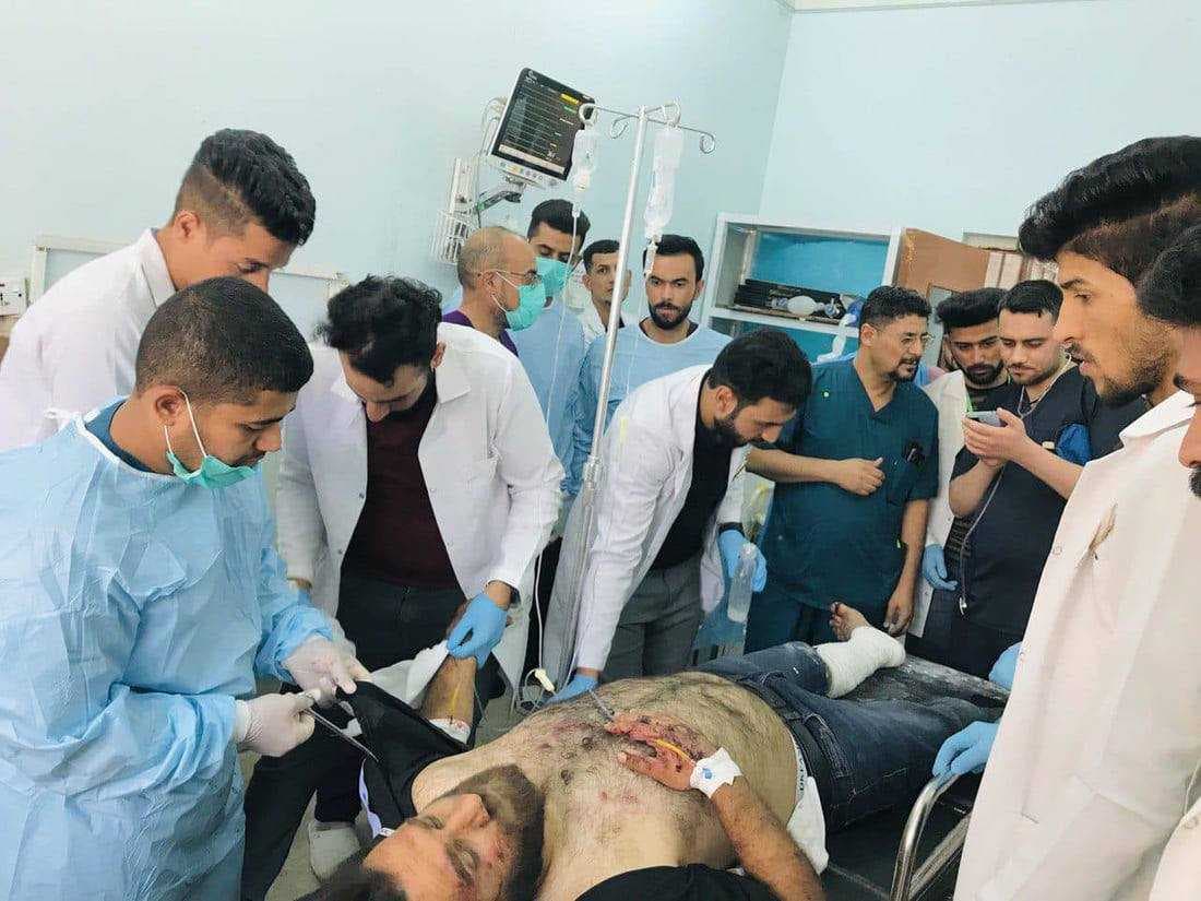 وفاة شخصين واصابة العشرات بحريق داخل مستشفى في بابل