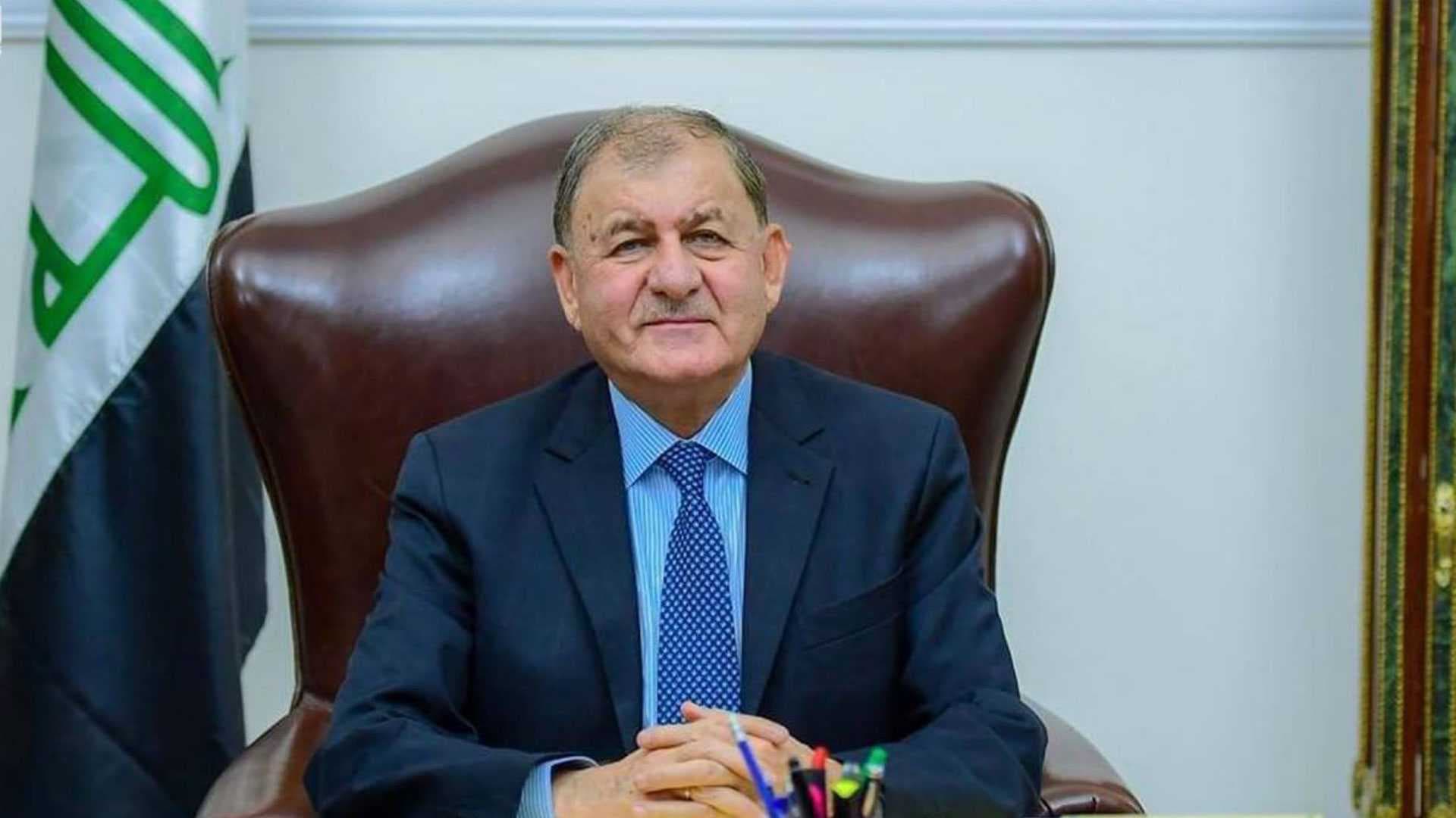 رئيس الجمهورية يهنئ الرئيس الإيراني الجديد
