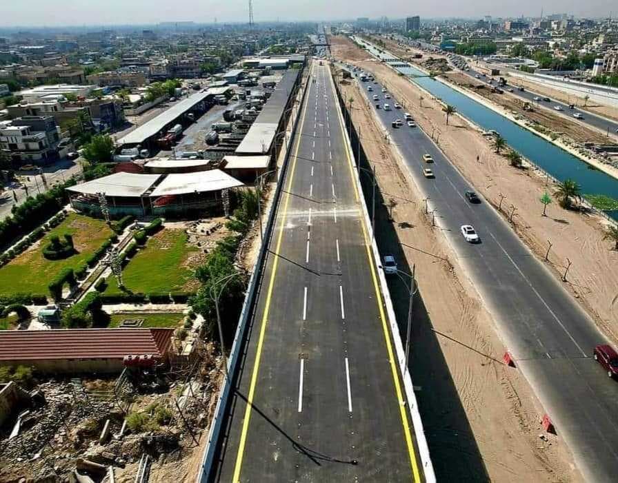 افتتاح مجسر جديد من مشاريع فك الاختناقات في بغداد