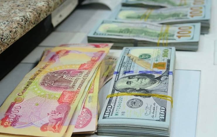 استقرار أسعار الدولار على ارتفاعه في اسواق بغداد واربيل