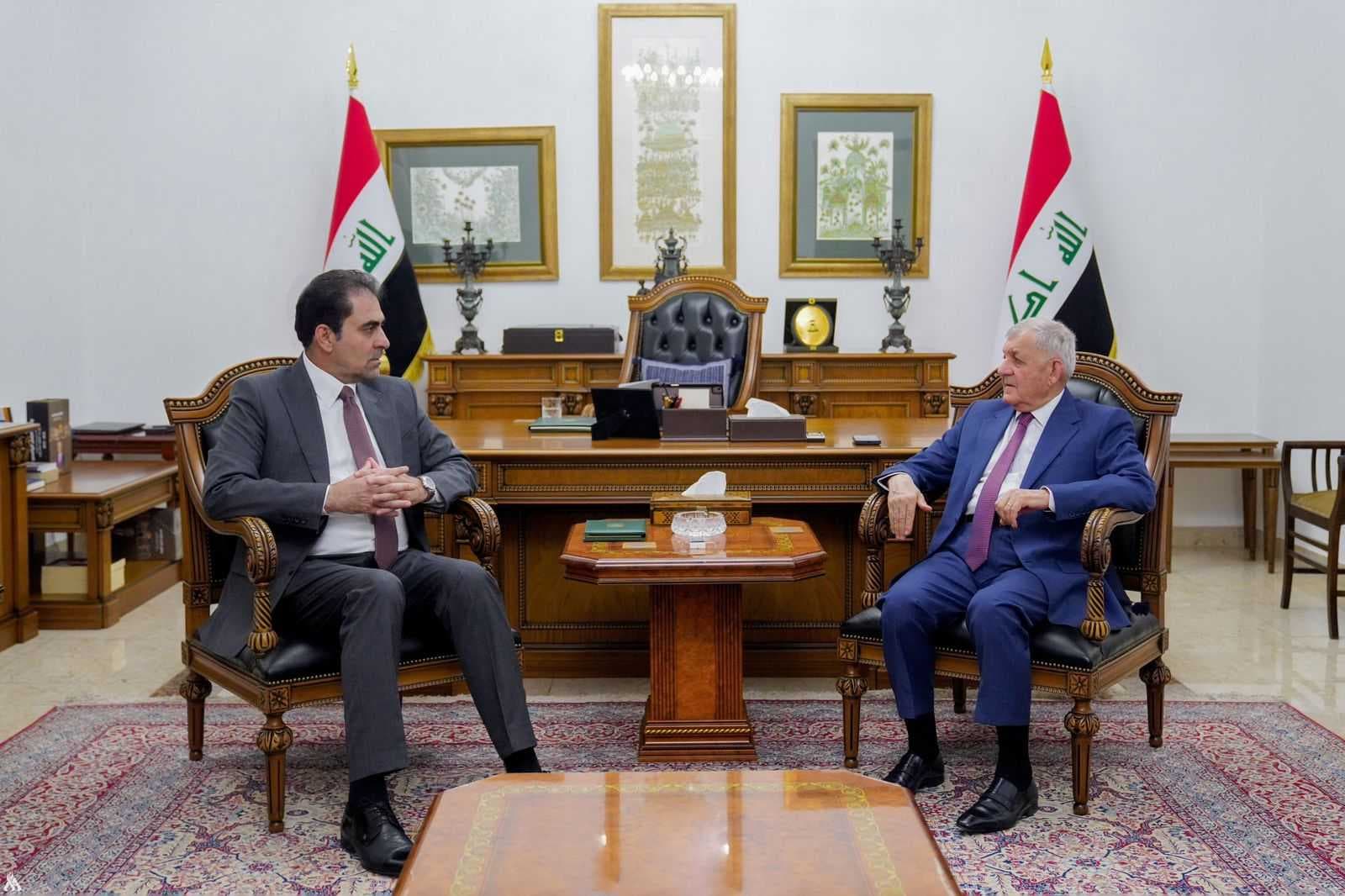 رئيسا الجمهورية والبرلمان بالانابة يؤكدان أهمية العمل المشترك لترسيخ الأمن والاستقرار