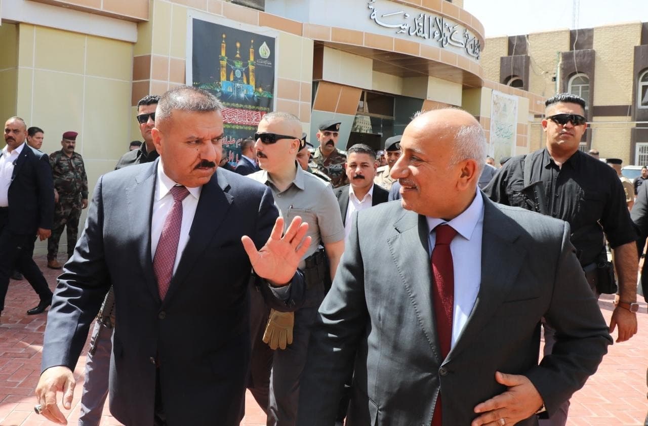 الشمري يصل كربلاء المقدسة للاطلاع على خطة العاشر من محرم الحرام