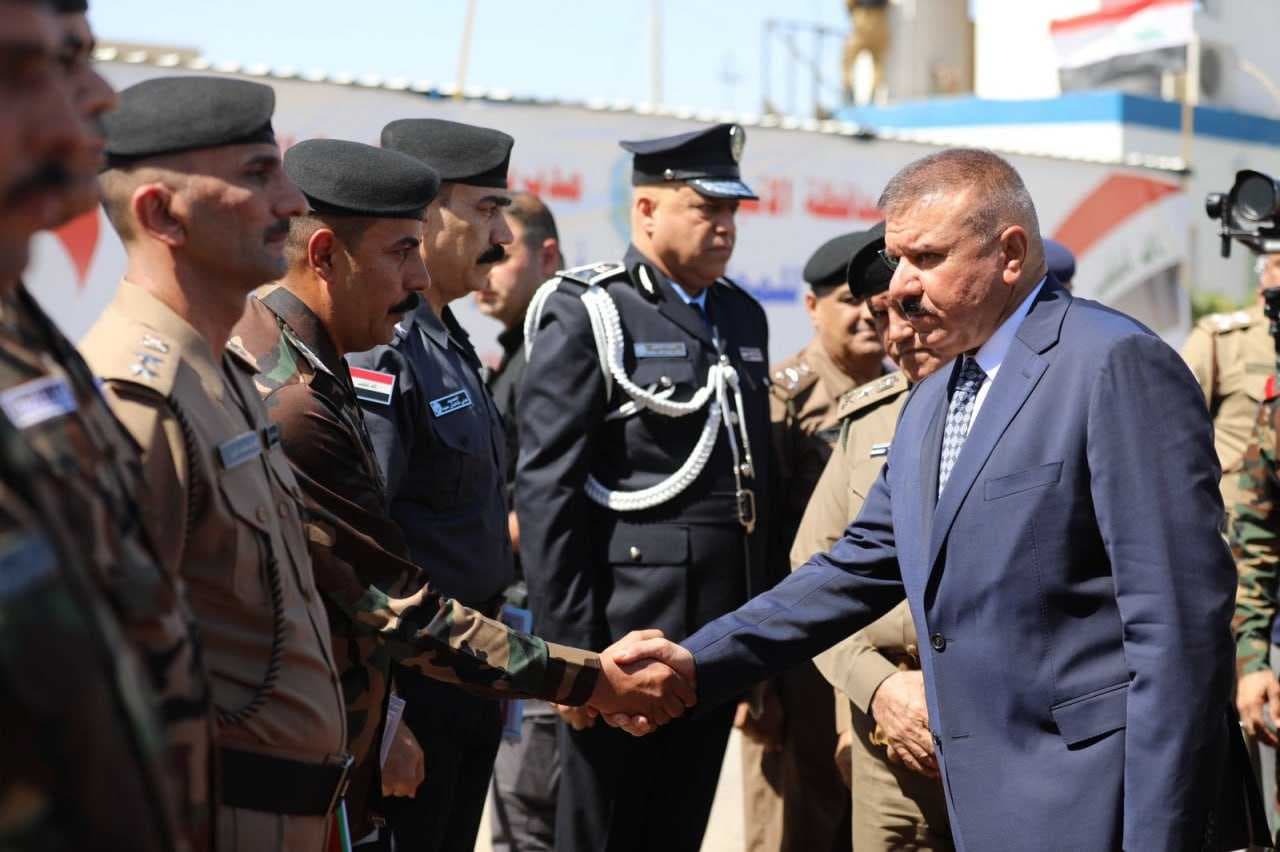 وزير الداخلية يشرف على نقل المسؤولية الأمنية لمدينة الفلوجة من وزارة الدفاع