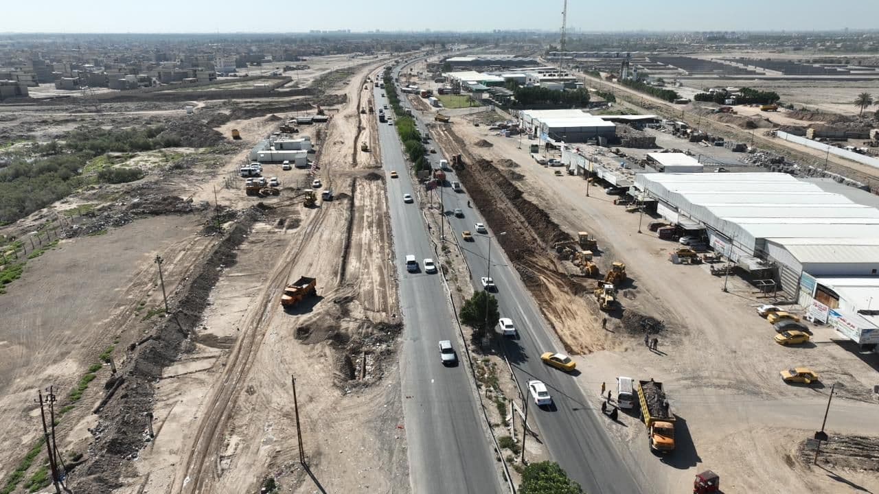 بغداد تباشر بمشروع تطوير مدخل بغداد-الحلة وتنظيم طريق الزائرين