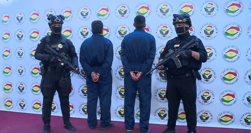 القبض على متهمين ارتكبا جرائم تسليب والسرقة في اربيل