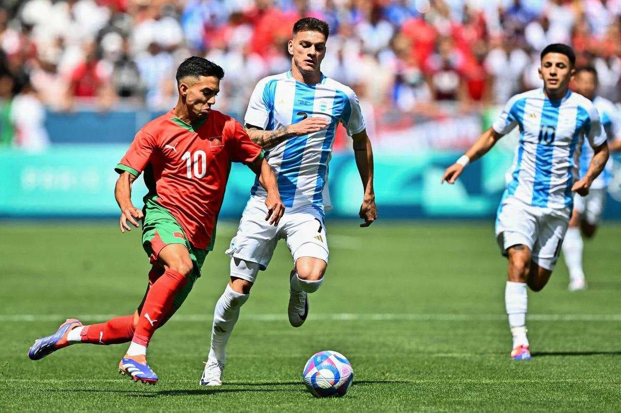 الأرجنتين تتعادل مع المغرب في أولمبياد باريس