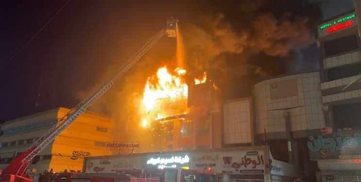 اندلاع حريق "كبير" في فندق بكربلاء