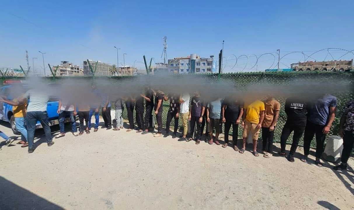 القبض على 30 مخالفا لشروط الإقامة في جانب الرصافة