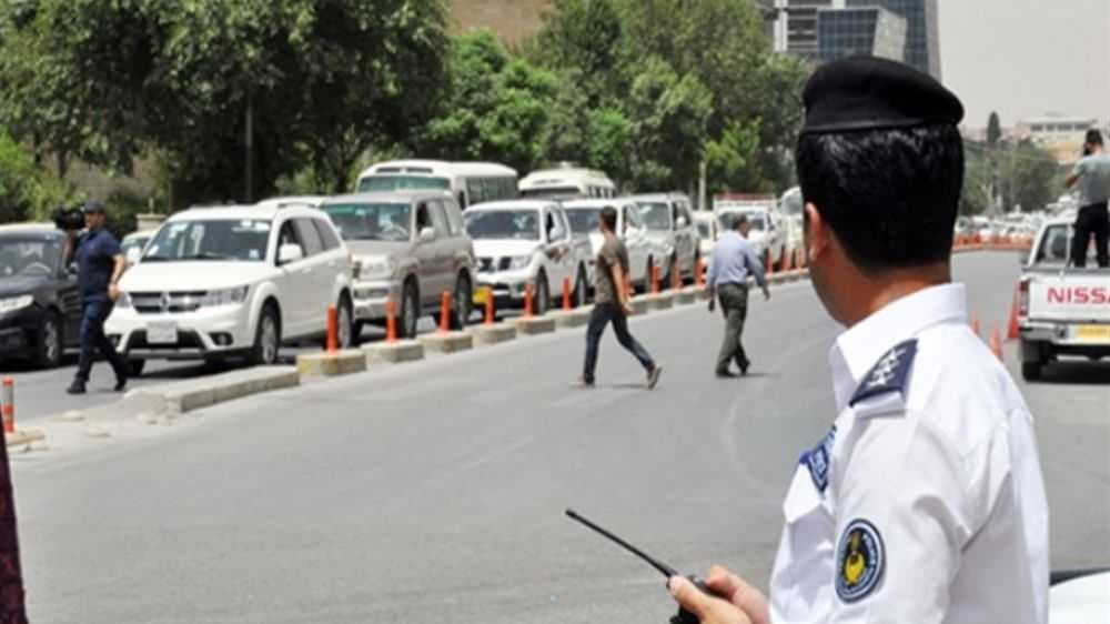 المرور تنوه عن قطع طريق رئيسي في بغداد