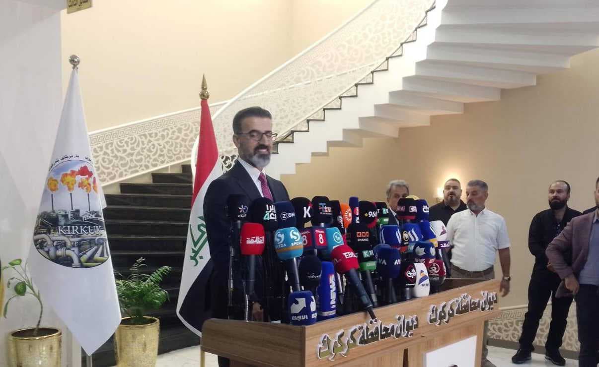 محافظ كركوك: سنعمل على تحقيق الطموحات وديمومة عجلة الإعمار