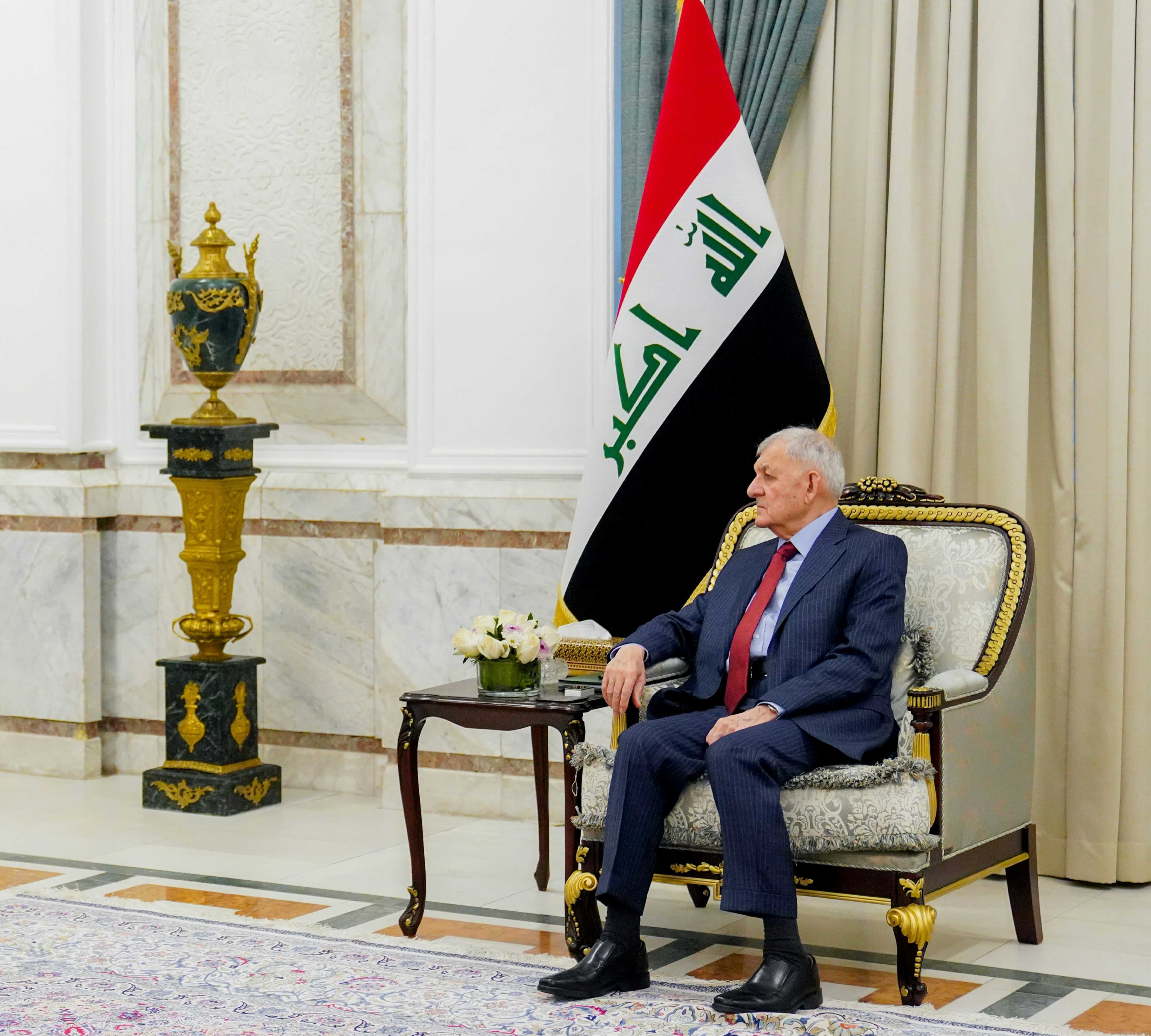 رئيس الجمهورية يؤكد ضرورة تسريع الخطوات اللازمة لإنعاش الواقع الاقتصادي والخدمي في كركوك