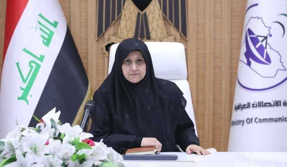وزيرة الاتصالات: نجحنا في امرار سعات الانترنت الدولي وتعزيز موقع العراق الجغرافي