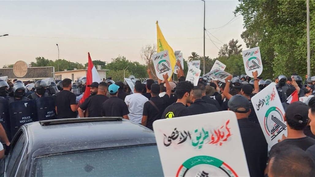 تظاهرة تندد باغتـ*ـيال السيد نصـ*ـر الله في بغداد.. إغلاق الطرق المؤدية لـ"المعلق