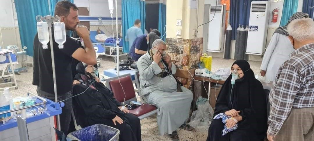 رائحة الكبريت تتسبب بدخول 200 شخص إلى المستشفيات في بغداد