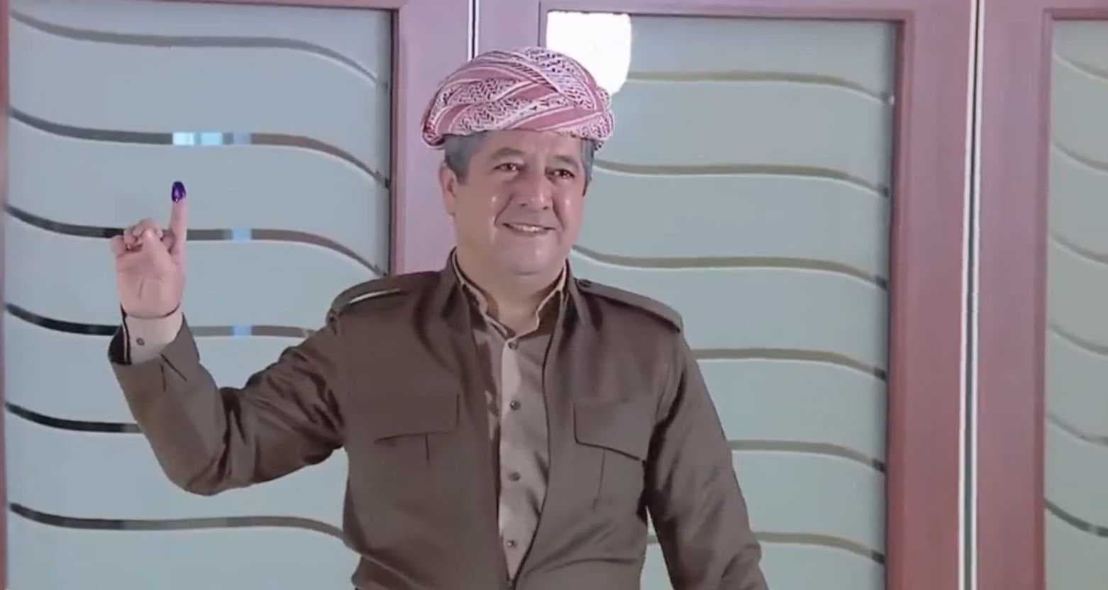 مسرور بارزاني يدلي بصوته في الانتخابات البرلمانية للإقليم