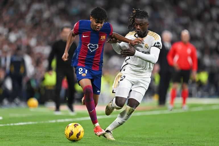 برشلونة يسجل الهدف الاول على ريال مدريد