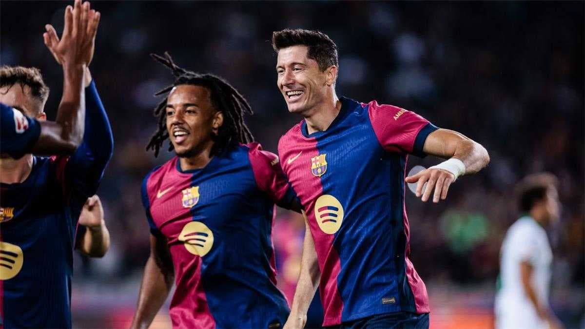 برشلونة ينهي ديري الدوري الاسبانية بثلاثية على اسبانيول