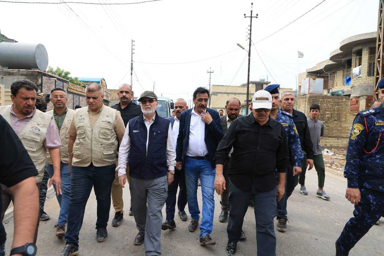 محافظ بغداد يوجه بتشكيل غرفة عمليات لسحب مياه الأمطار بقضاء الزوراء