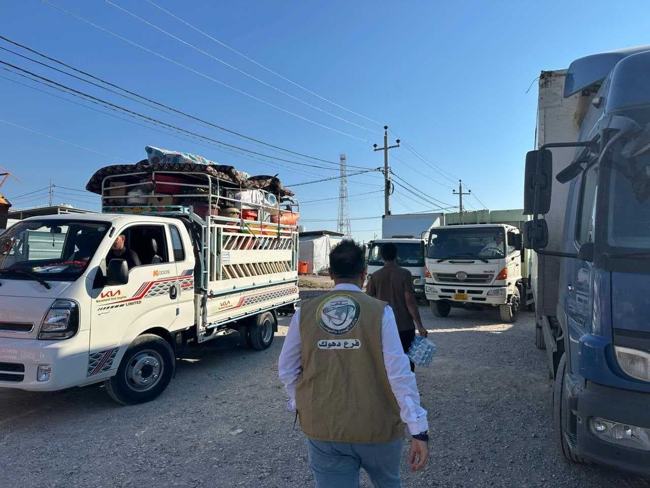 الهجرة تعلن عودة (326) نازحاً من مخيم مام رشان في دهوك إلى مناطقهم الأصلية في سنجار
