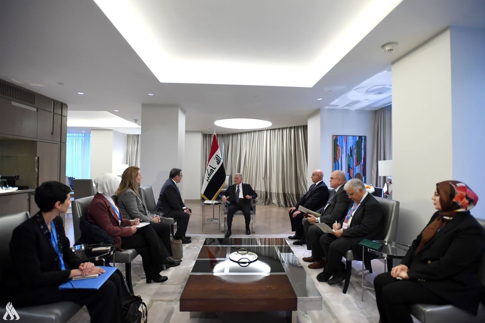 رئيس الجمهورية يؤكد ضرورة تكثيف الجهود لإنهاء ملف النازحين