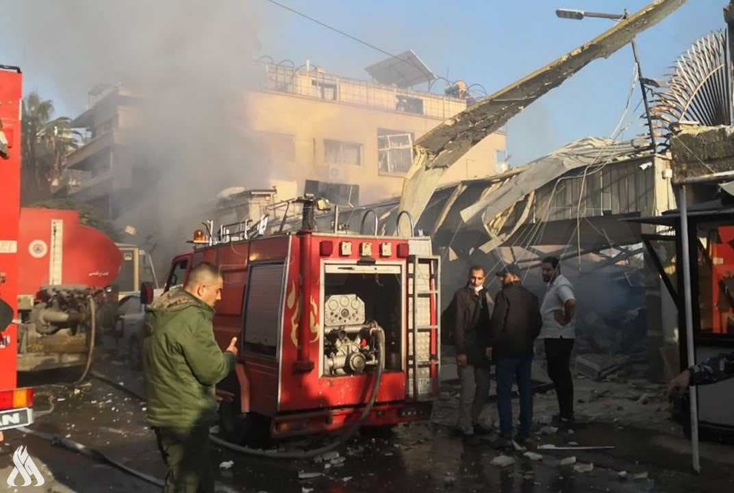 استشهاد 15 شخصا وإصابة 16 آخرين بعدوان صهيوني على دمشق