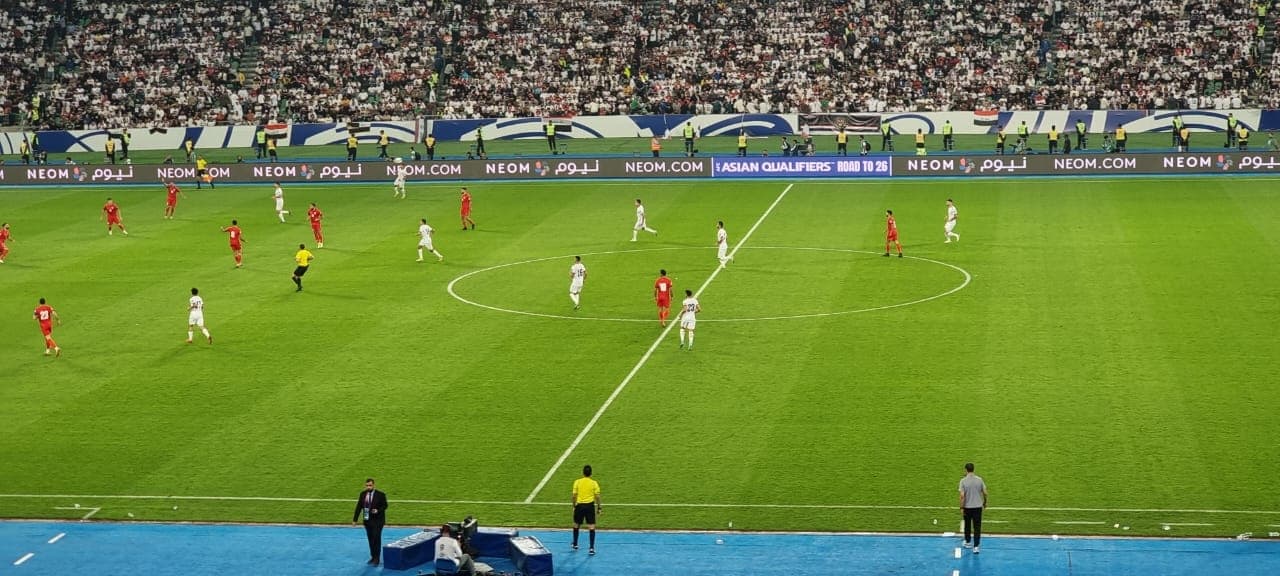 التعادل السلبي ينهي مباراة العراق والأردن ضمن تصفيات كأس العالم 2026