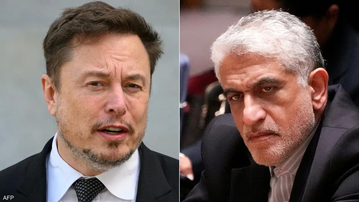ماسك يلتقي بسفير إيران لدى الأمم المتحدة