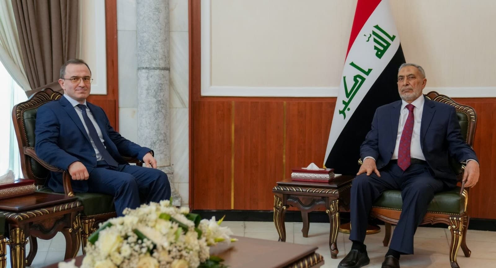 المشهداني يؤكد أهمية الدور الروسي في دعم العراق على الصعيدين الإقليمي والدولي