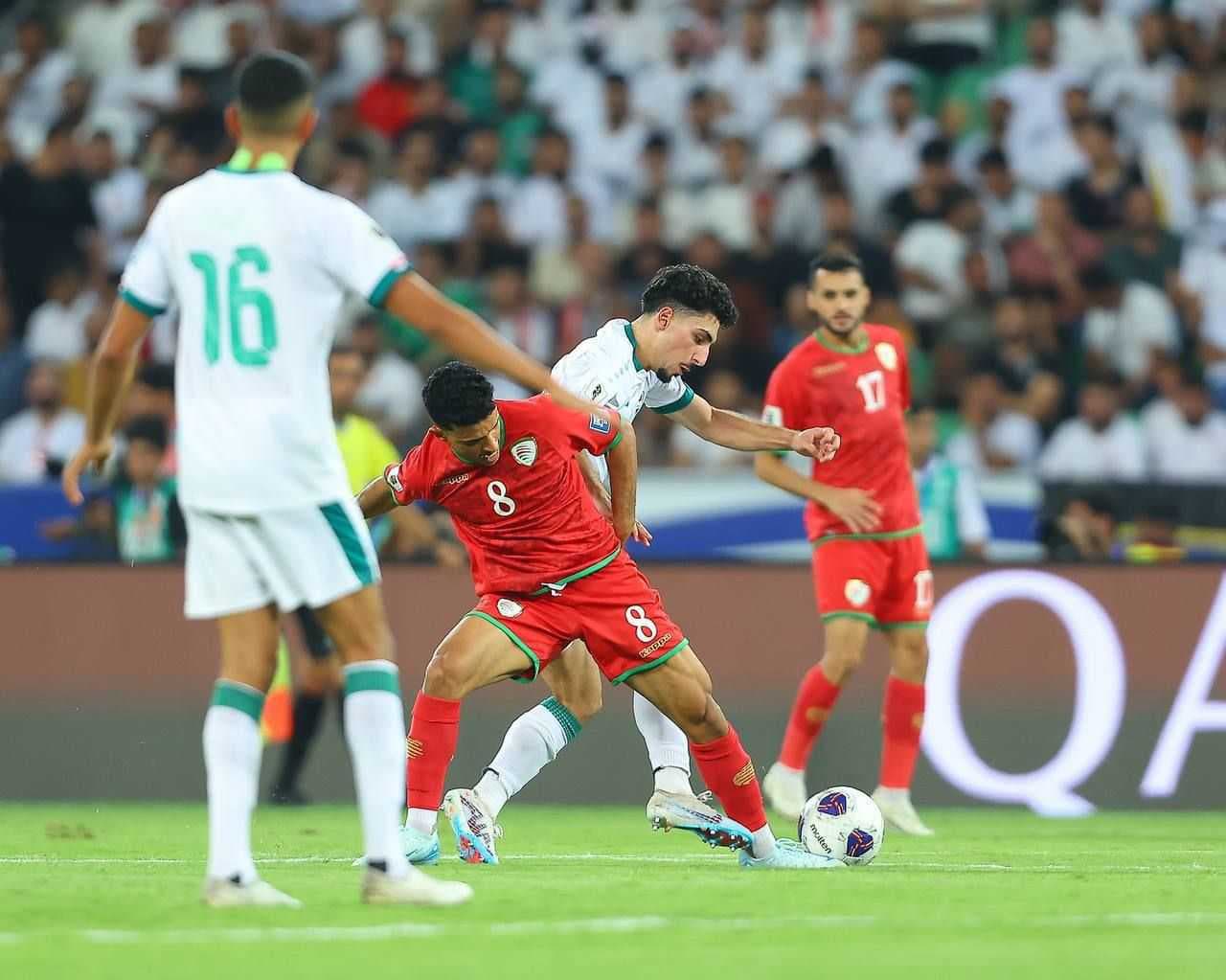 المنتخب الوطني ينهي الشوط الاول متقدماً على نظيره العماني بهدف نظيف