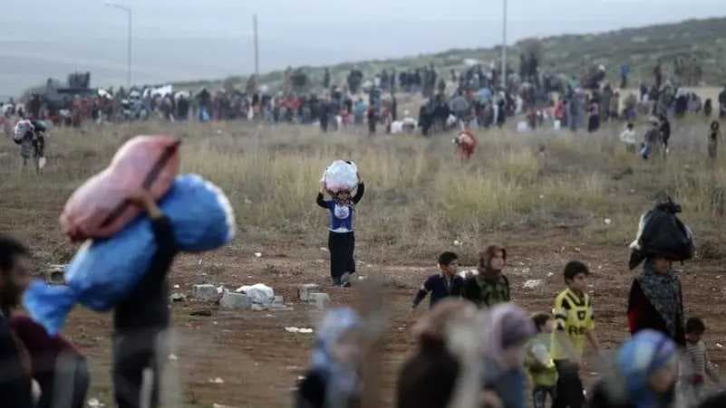 نزوح جماعي كبير من ريف حلب مع احتدام القتال