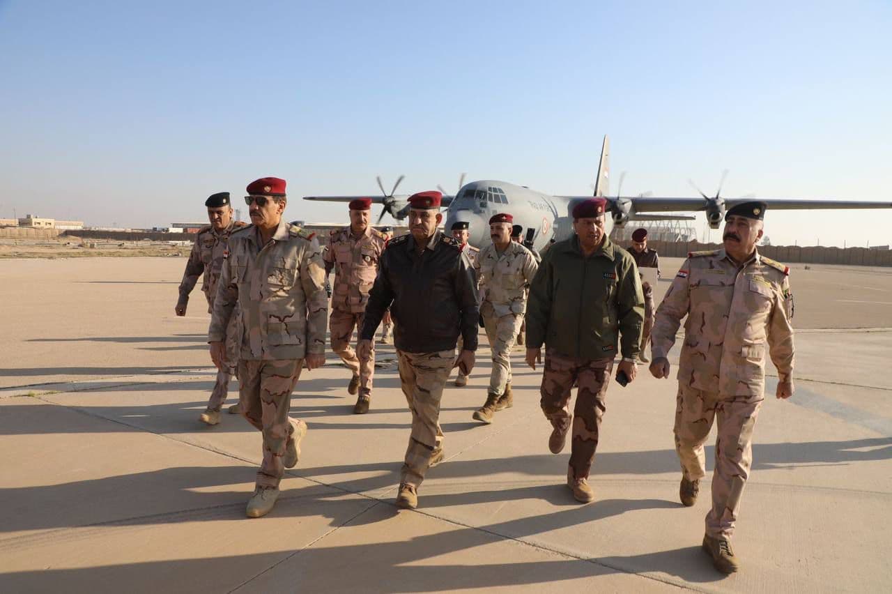 يارالله والمحمداوي يصلان منفذ القائم ويتفقدان الشريط الحدودي