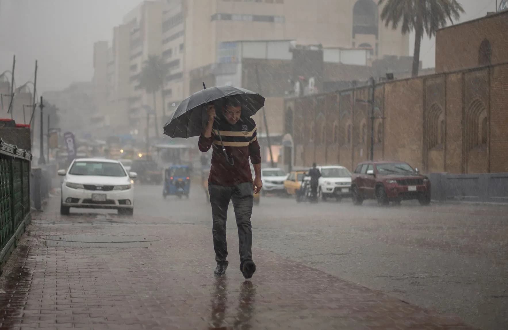 طقس العراق: أمطار خفيفة وارتفاع بدرجات الحرارة خلال الأيام المقبل